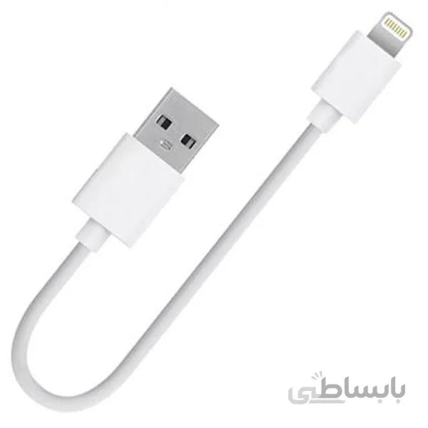 کابل پاوربانکی لایتنینگ اپل 20 سانتی متری