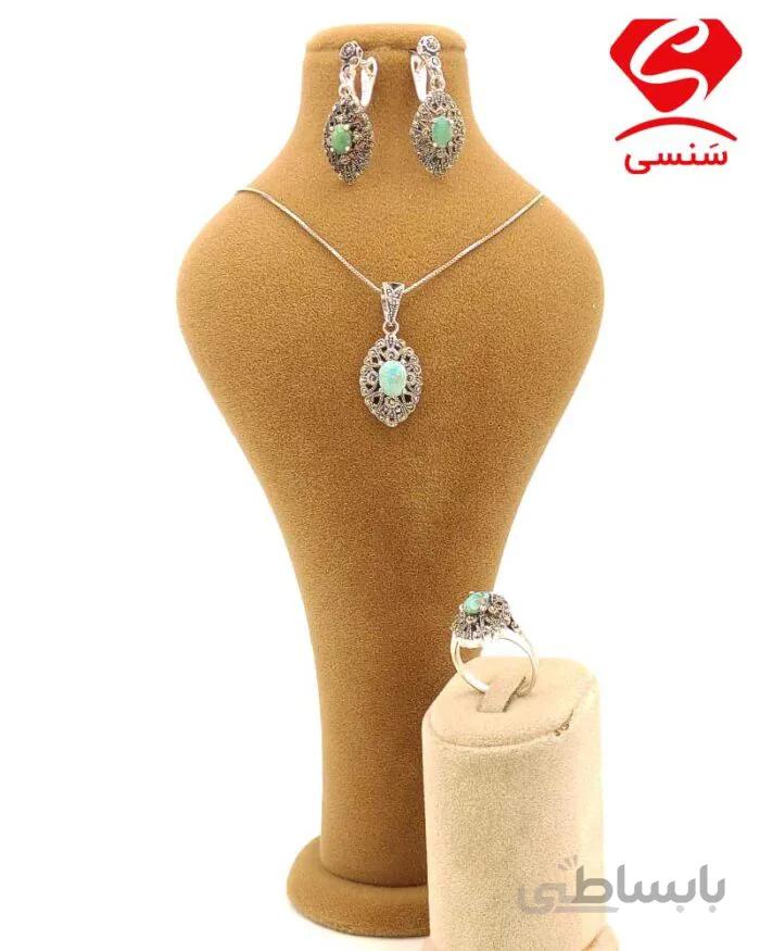 ست نقره فیروزه