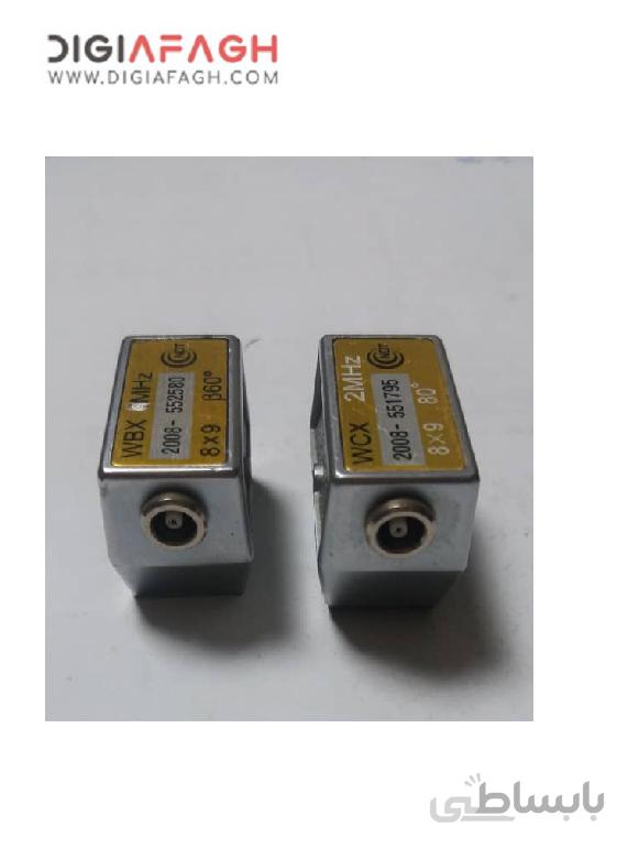 پراب التراسونیک wcx زاویه 45 فرکانس 4مگاهرتز ابعاد 9*8
