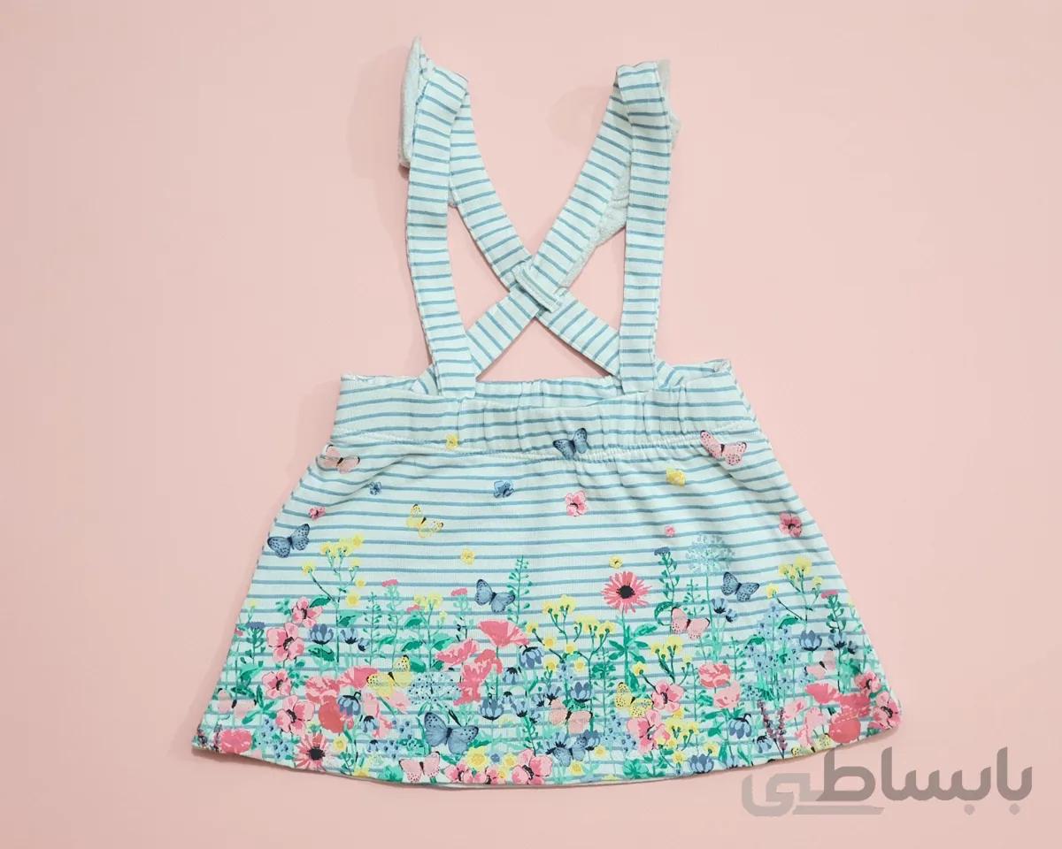 دامن ساسبندی گل و پروانه