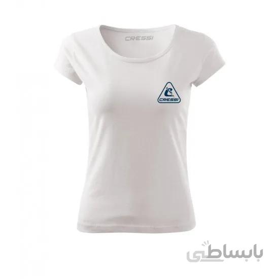 تیشرت مدل Cressi - T-Shirt Lady / White