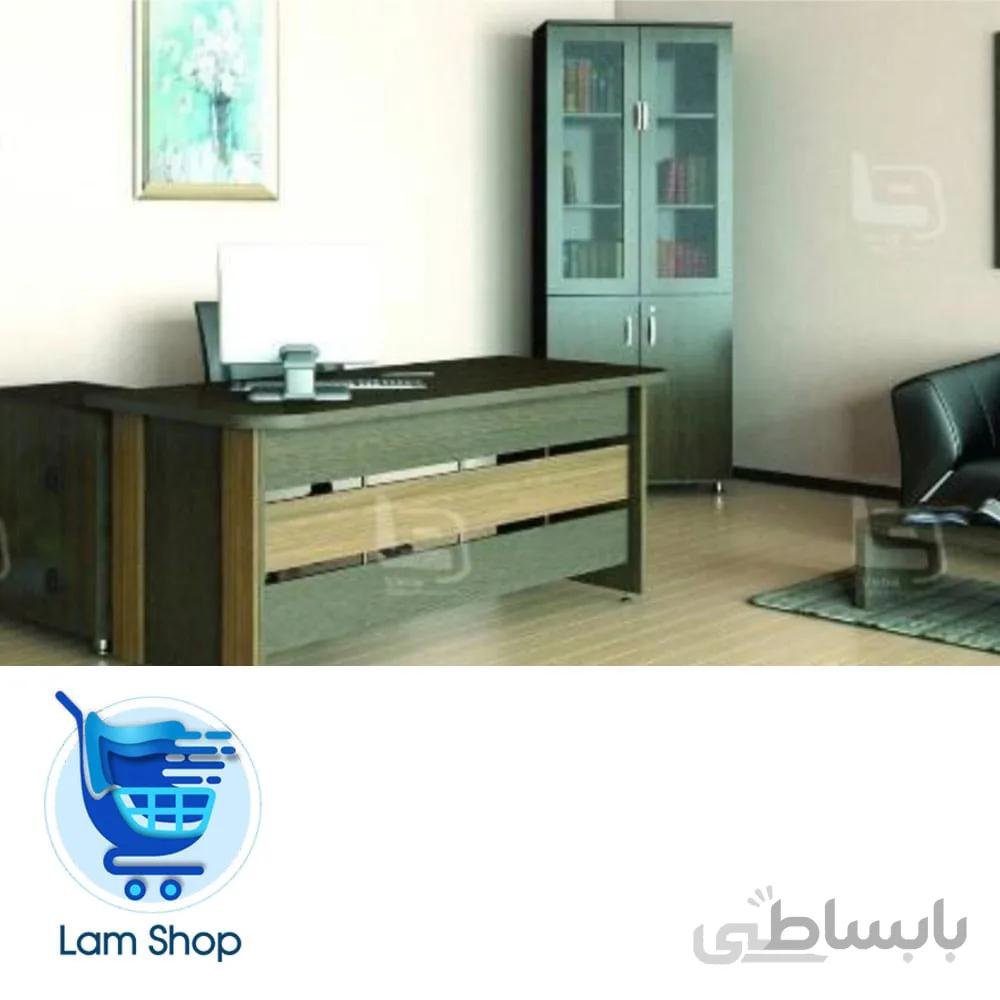 کتابخانه شیشه دار با قاب N5 ونا