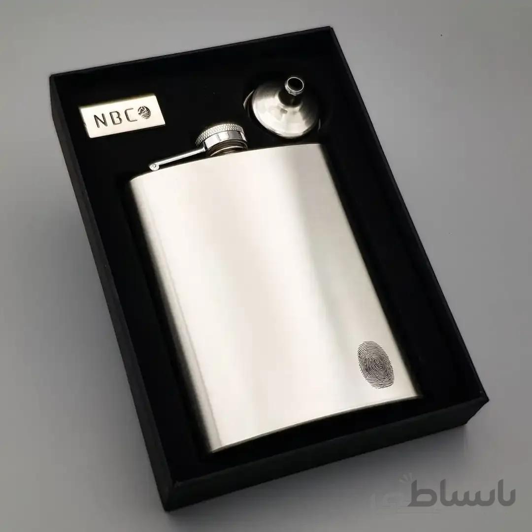 ست قمقمه جیبی استیل مدل finger print