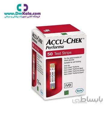 نوار تست قند خون اکیوچک پرفورما ا Accu-chek-Performa-Blood-Glucose-Test-Strip