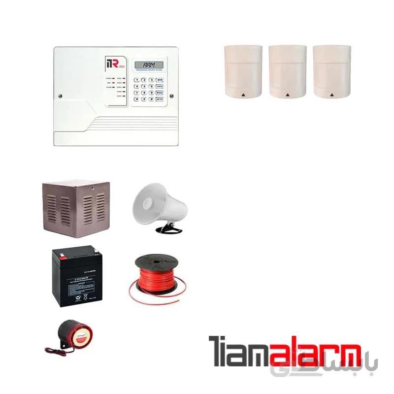پکیج دزدگیر اماکن با سیم مدل آی تی آر سیم کارتی و تلفنی I50PR3