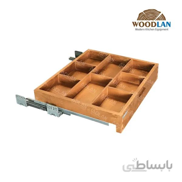 سبد مشبک ریلی چوبی (کروات ، کمربند ، زیورآلات)