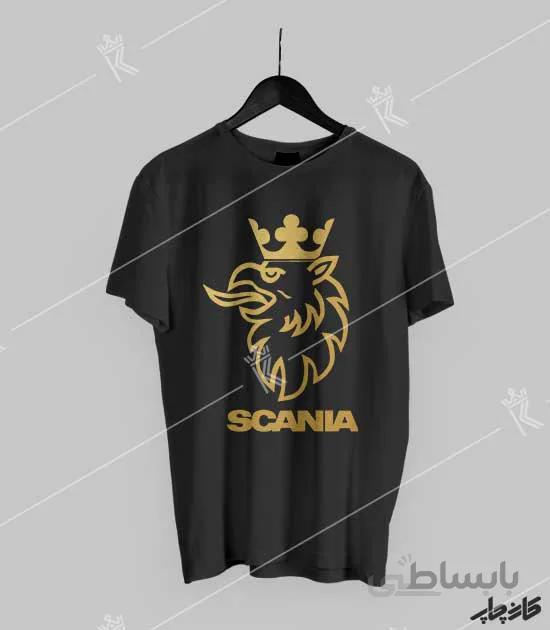 تیشرت مشکی اسکانیاعقاب SCANIA