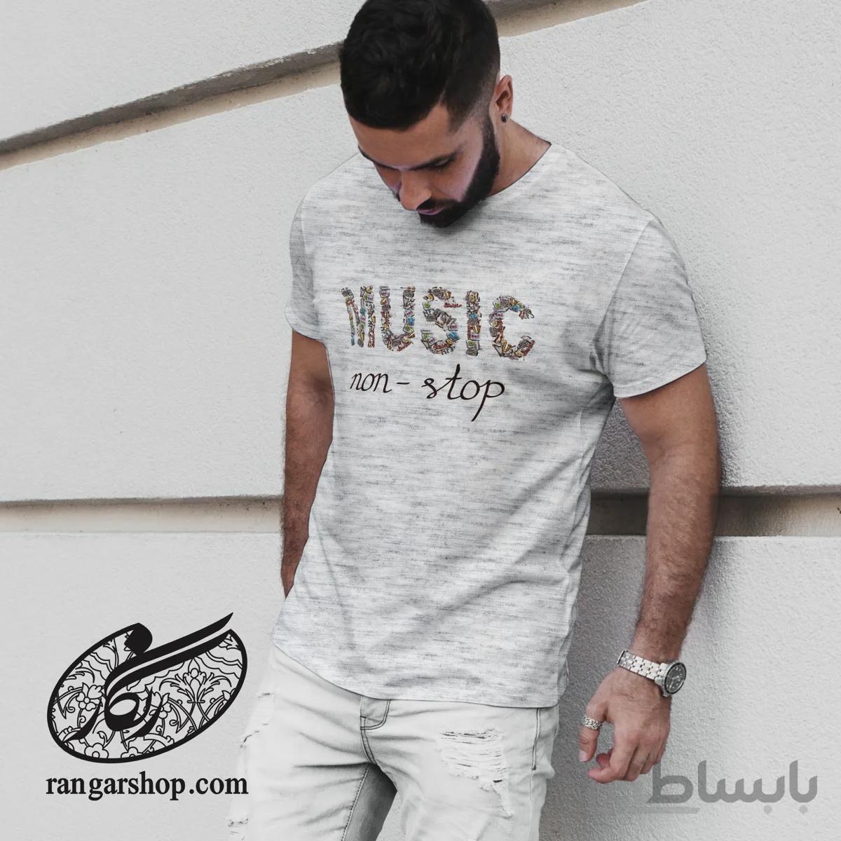 تیشرت مدل موزیک