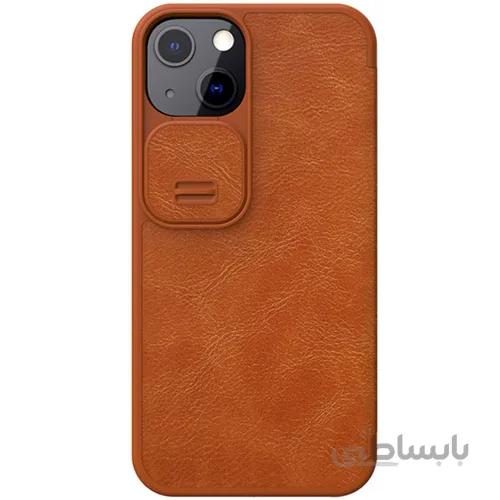 کیف چرمی نیلکین آیفون 13 Nillkin Qin Leather Case iPhone 13