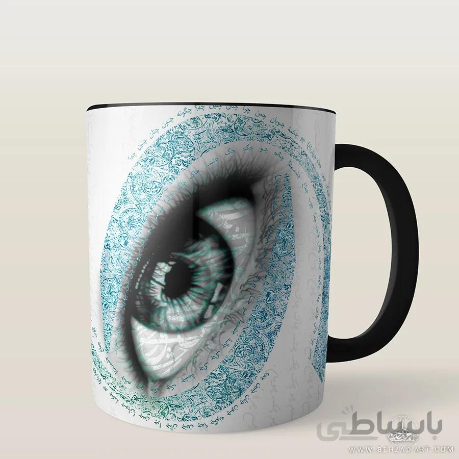 ماگ سرامیکی طرح چ