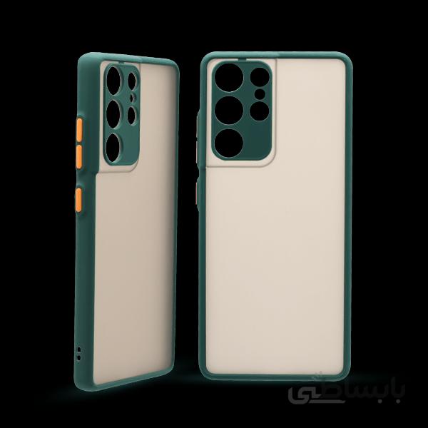 کاور مدل هیبریدی پشت مات مناسب برای گوشی موبایل سامسونگ GALAXYs21 ultra