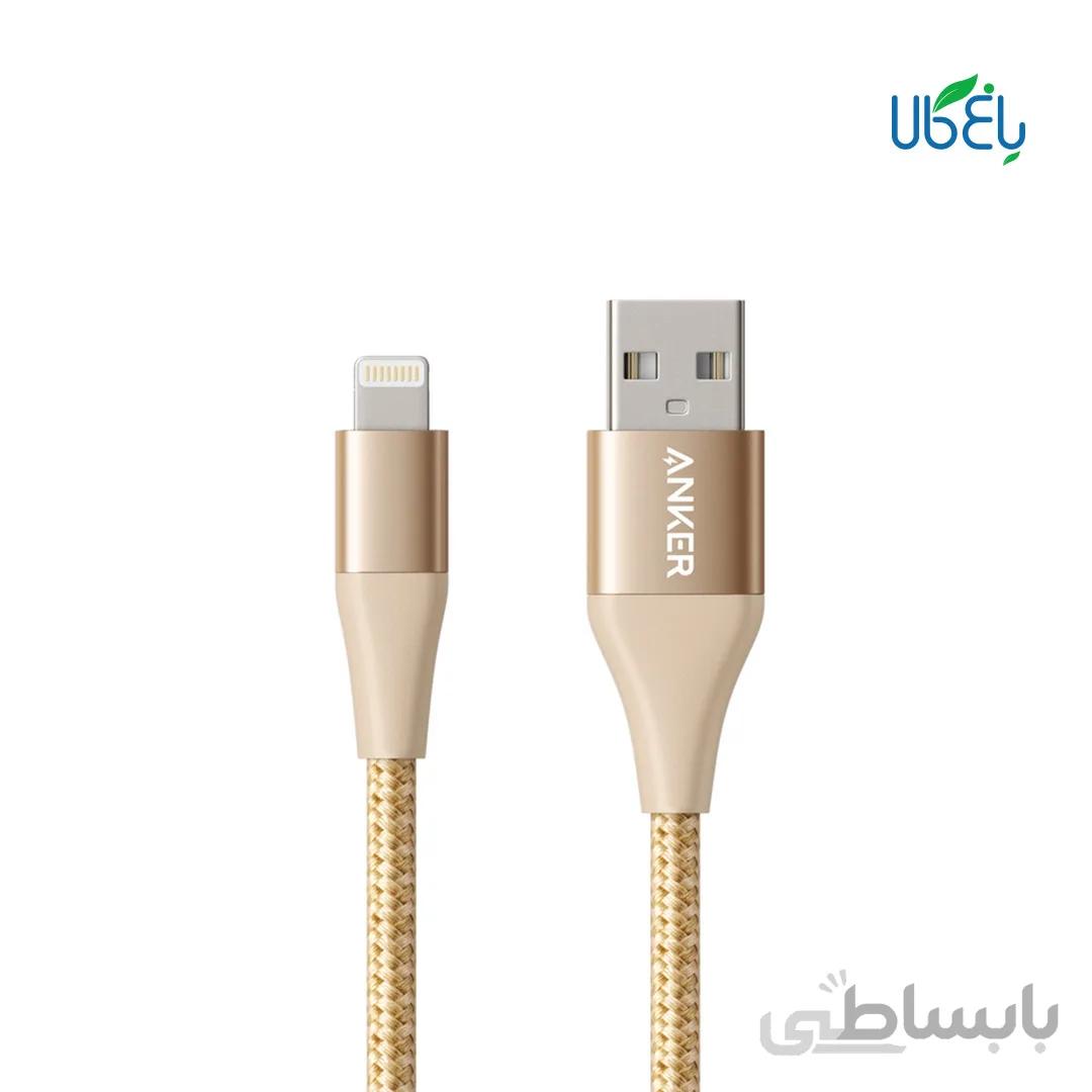 کابل 90 سانتی متری لایتنینگ انکر مدل پاور لاین پلاس II A8452 ا Anker PowerLine Plus II A8452 Lightning Cable 90cm