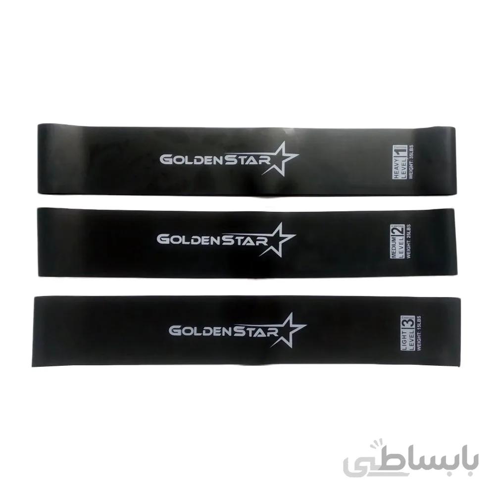 کش پیلاتس مینی لوپ گلدن استار بسته 3 عددی