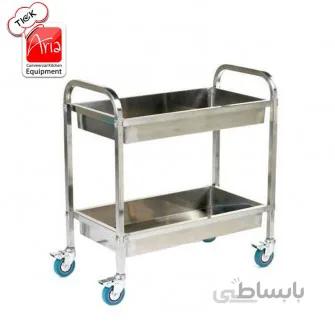 ترولی استیل - 2 طبقه