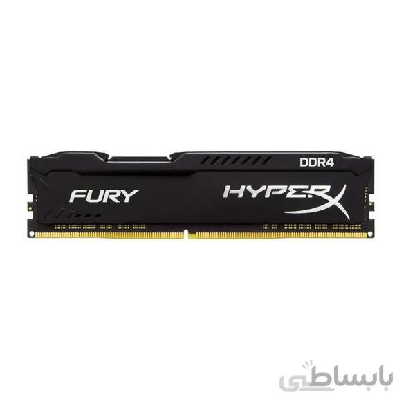 رم دسکتاپ DDR4 تک کاناله 2400 مگاهرتز CL17 هایپرایکس مدل Fury ظرفیت 4 گیگابایت