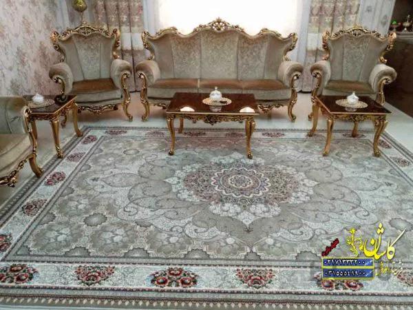 فرش کاشان نقشه چکاوک فیلی 700 شانه
