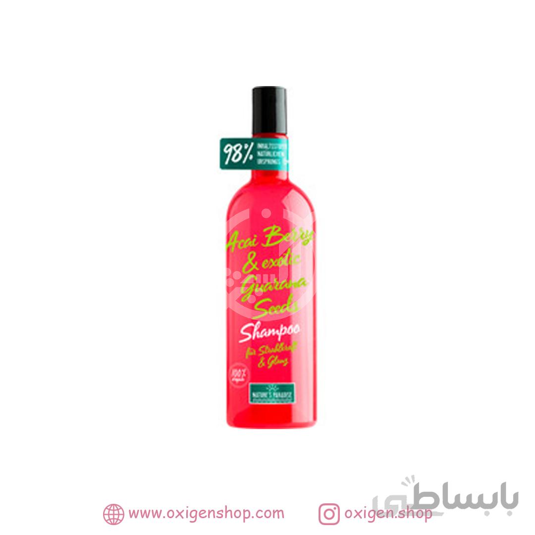 شامپو توت آکای نیچرز پارادایس ا Nature’s Paradise Shampoo Strahlkraft und Glanz Acai Berry & Guarana