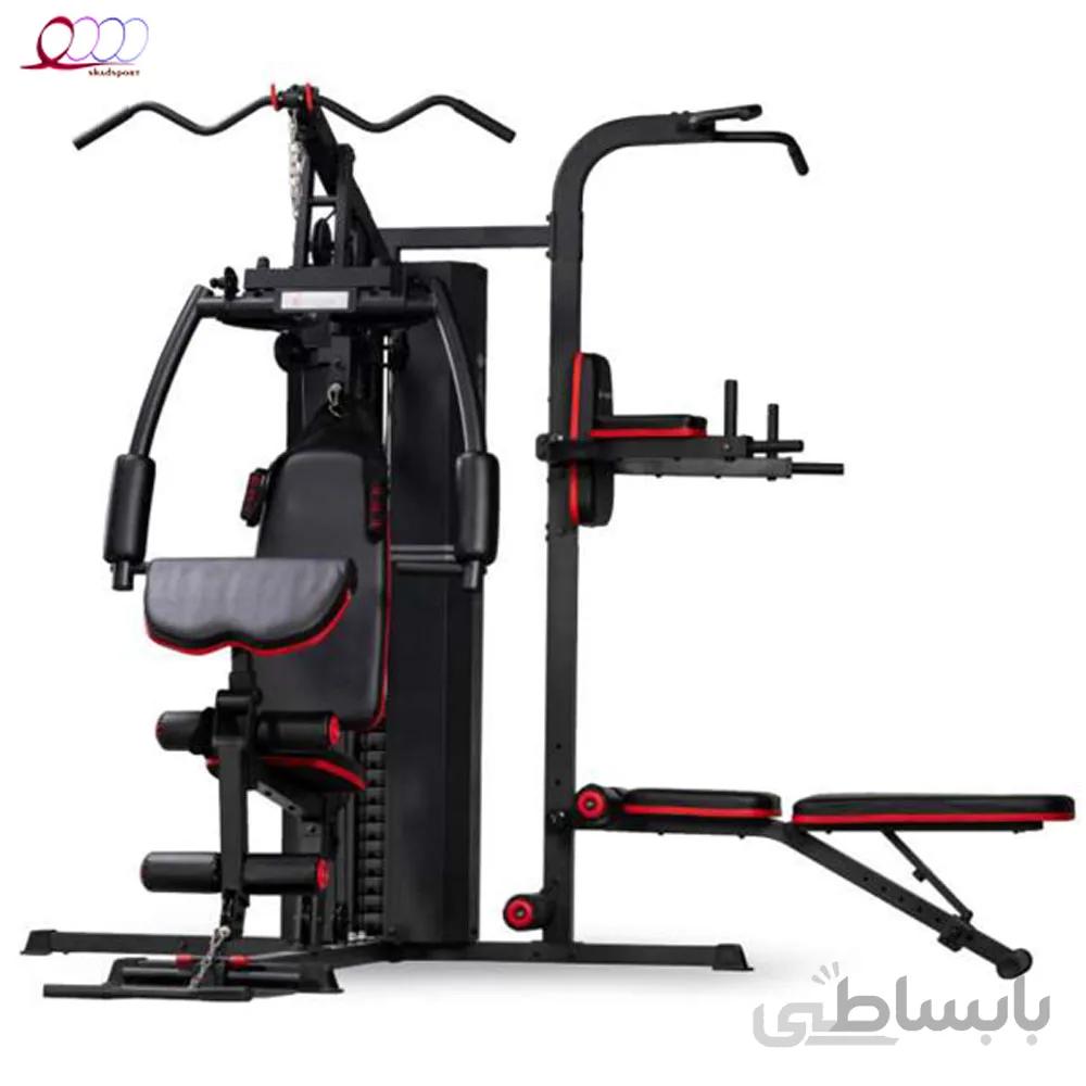 دستگاه چندکاره بدنسازی 2 ایستگاههLS fitness مدل MS-621-S