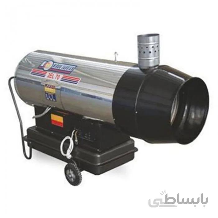 جت هیتر 70 هزار دوموتوره دودکشدار گازوئیلی نیرو تهویه البرز مدل 2EL-120