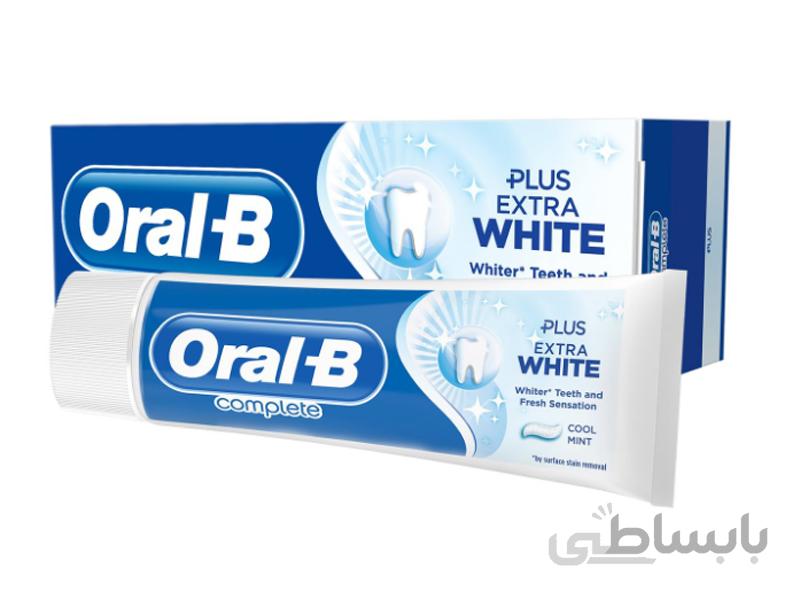 خمیر دندان اورال بی کامپلت نعناعی مدل PLUS EXTRA WHITE
