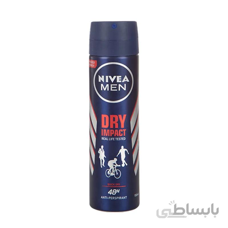 اسپری ضد تعریق نیوا مردانه مدل NIVEA DRY