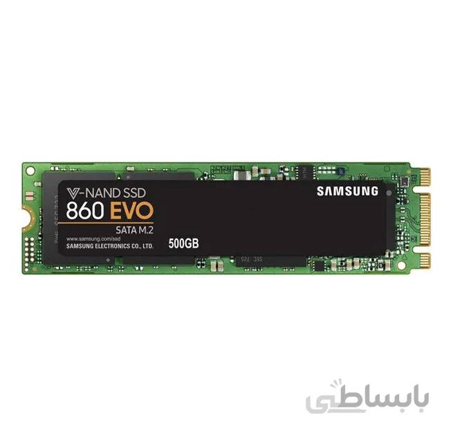 SSD SAMSUNG 860 EVO 500GB SATA M.2 Drive ا اس اس دی اینترنال سامسونگ مدل Evo 860 m.2 ظرفیت 500 گیگابایت