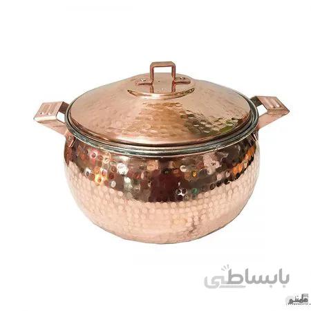 دیگچه مسی زنجان سایز 6 نفره