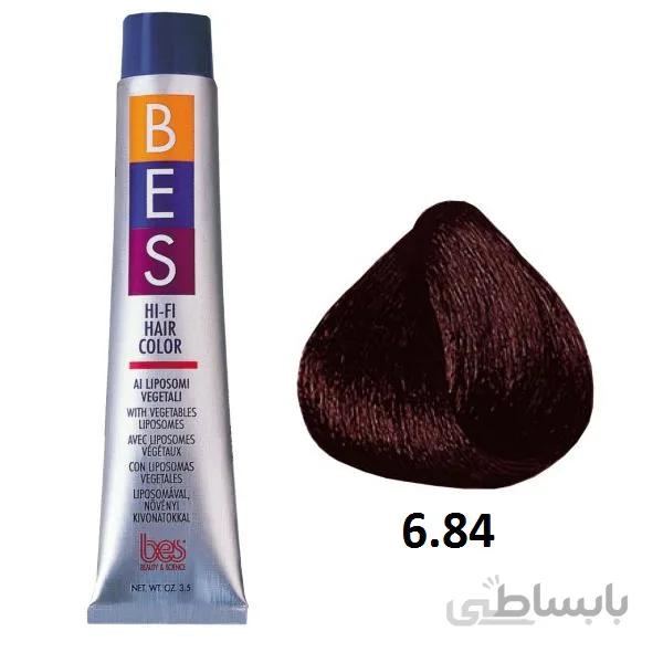 رنگ مو بس سری Chocolate مدل Cooper Beige Dark Blonde شماره 6.84