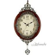 ساعت دیواری چوبی پاندول دار لوتوس مدل 1801