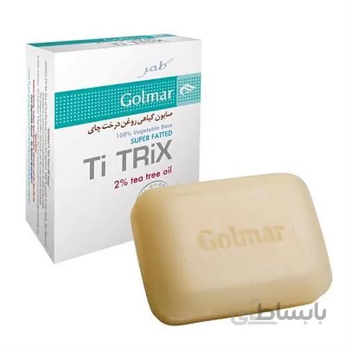 صابون گیاهی گلمر حاوی روغن درخت چای وزن 100 گرم