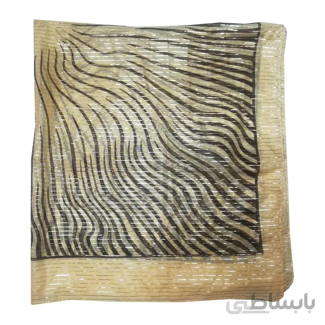 روسری ساتن طلایی