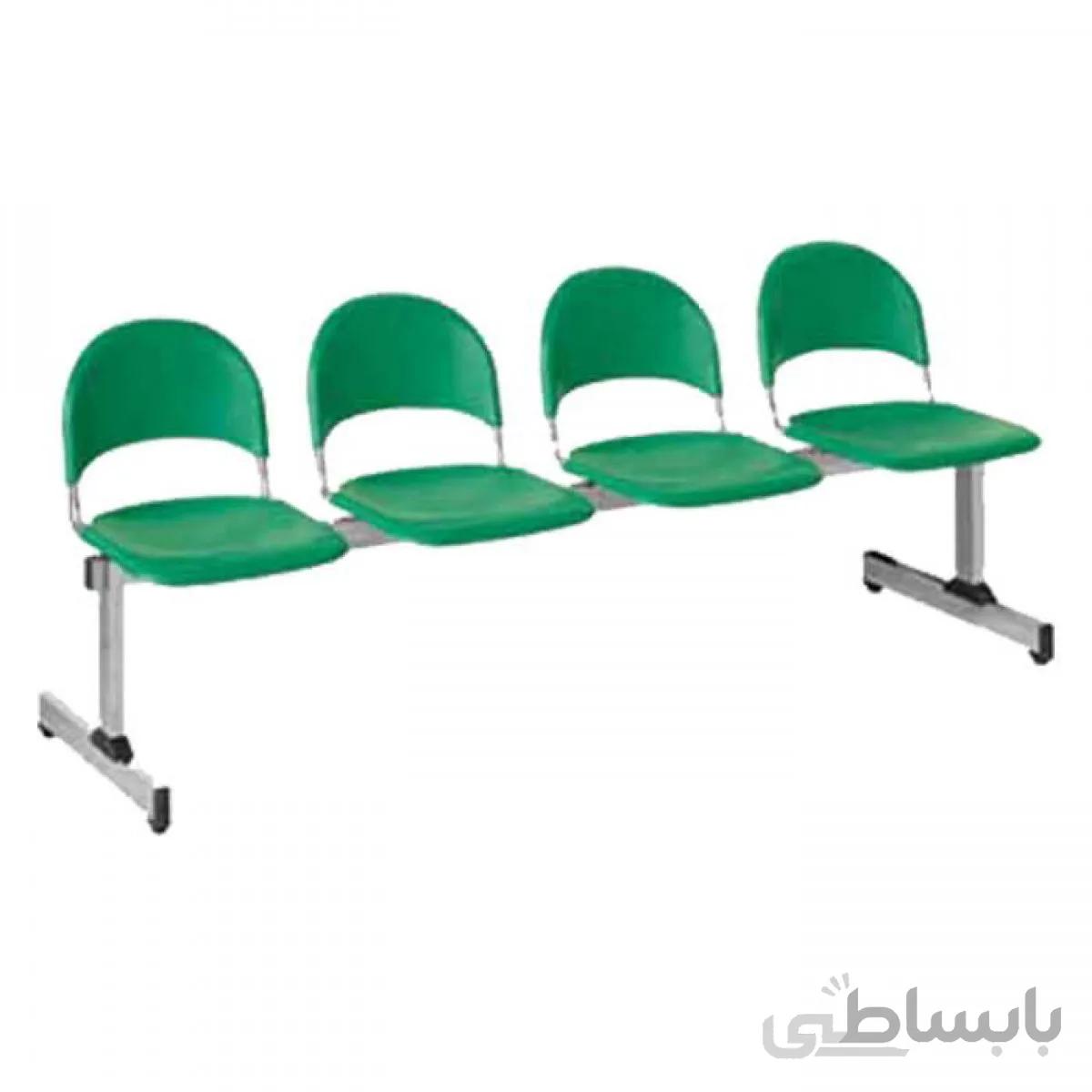 ‌صندلی انتظارچهارنفره متال پلاست صنایع نظری