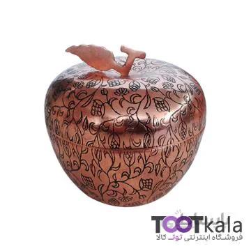 قندان مسی طرح سیب قلم سیاه توت کالا tootkala