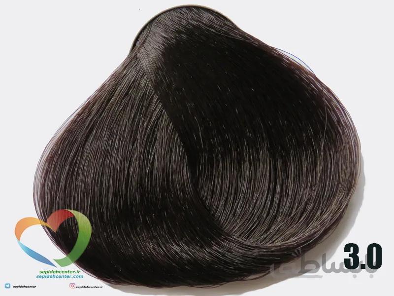 رنگ موی اچ اس لاین قهوه ای تیره 3.0 - ECHOSLINE COLOR Dark Brown