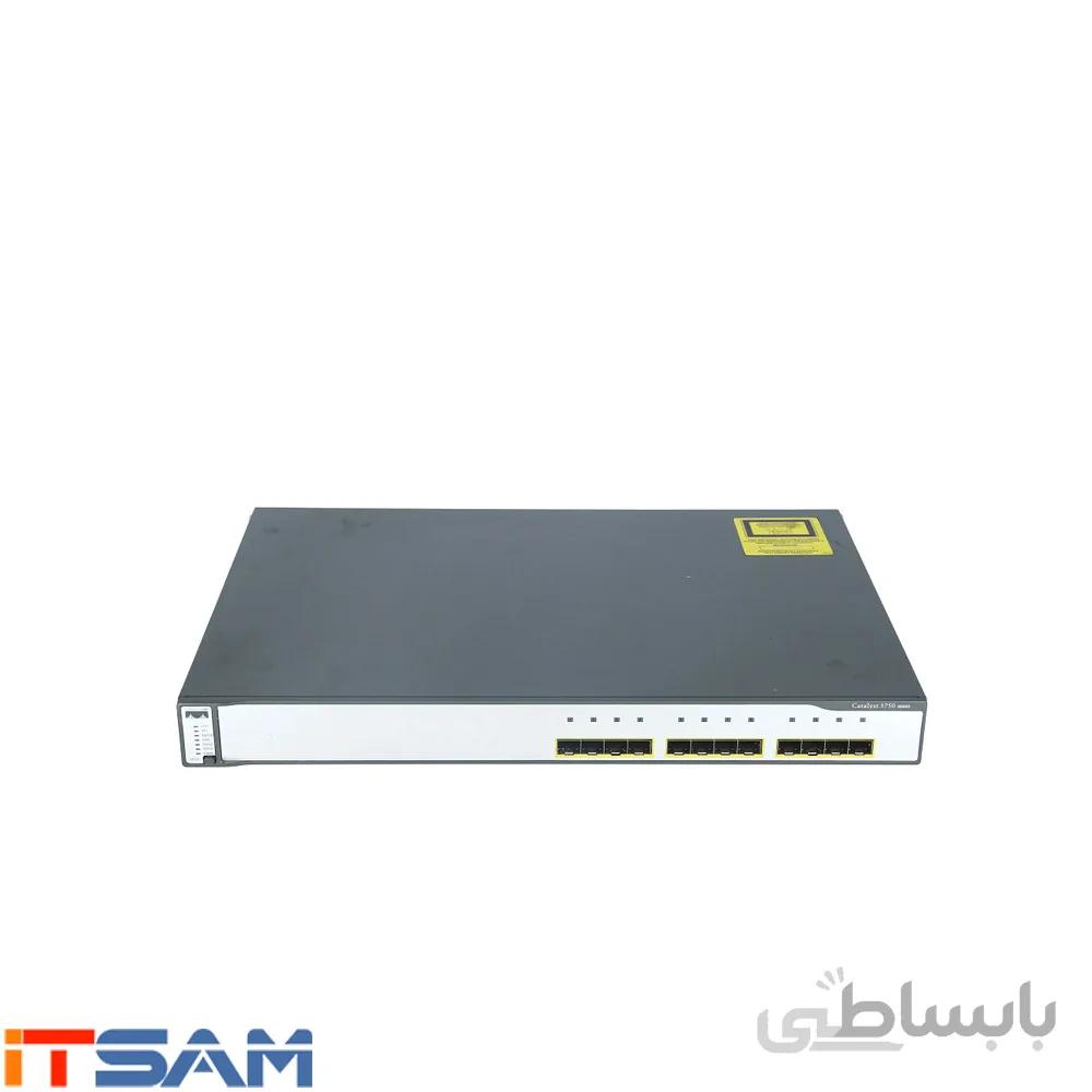 سوییچ 12 پورت سیسکو WS-C3750G-12S-S ا 12-port switch Cisco WS-C3750G-12S-S