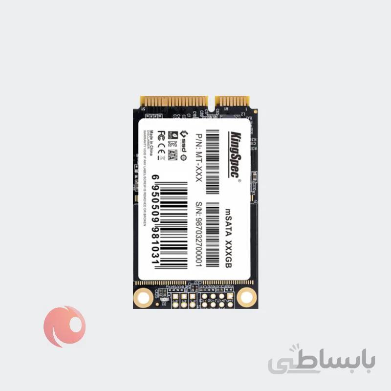 هارد SSD اینترنال mSATA کینگ اسپک مدل MT-XXX ظرفیت 256 گیگابایت ا KingSpec MT-XXX mSATA Internal SSD - 256GB