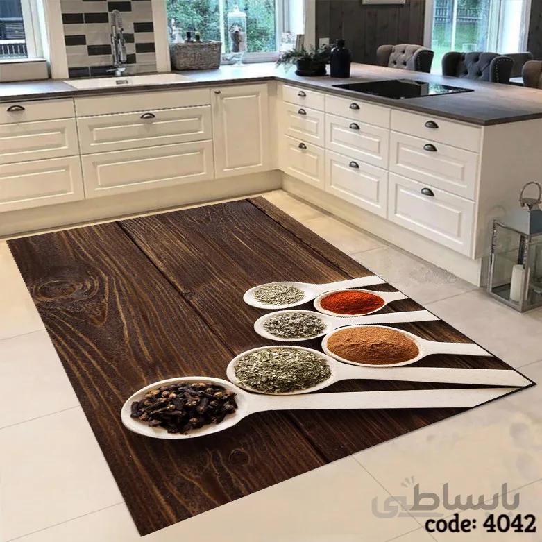 فرشینه اشپزخانه طرح قاشق ادویه 11-4042