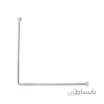 میل پرده حمام L شکل MA-180