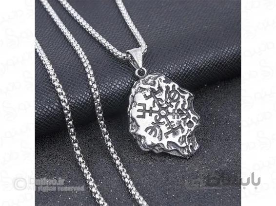 گردنبند مردانه سنگ نماد وایکینگ 13806