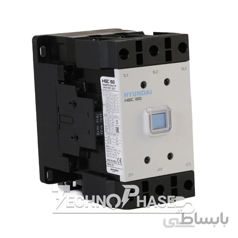 کنتاکتور 130 آمپر (220VAC) هیوندای مدل HGC