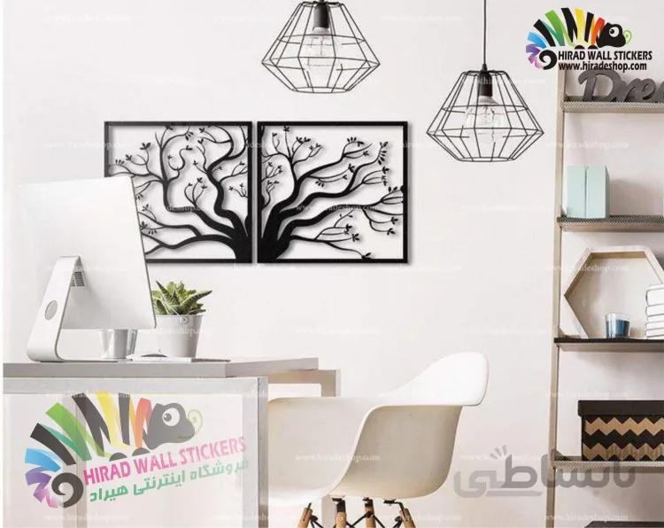 استیکر و برچسب دیواری قاب عکس درخت و شاخه کد h1271