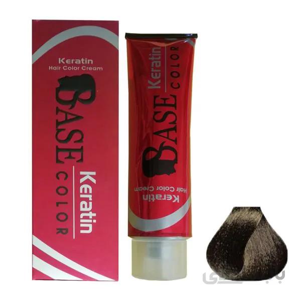 رنگ مو بیس شماره 4/1 رنگ قهوه ای دودی متوسط 125 میلی لیتر ا Base hair color number 4.1