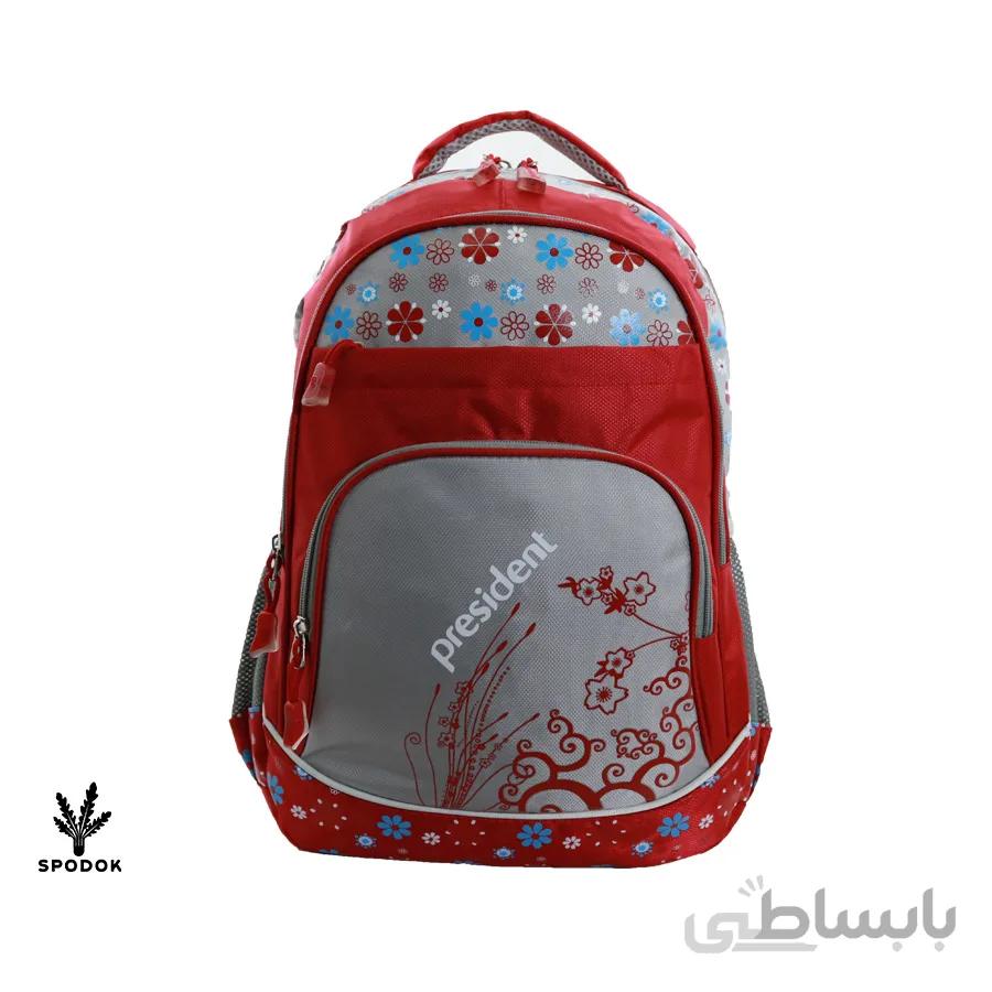 کوله پشتی دخترانه پرزیدنت President 2874/17