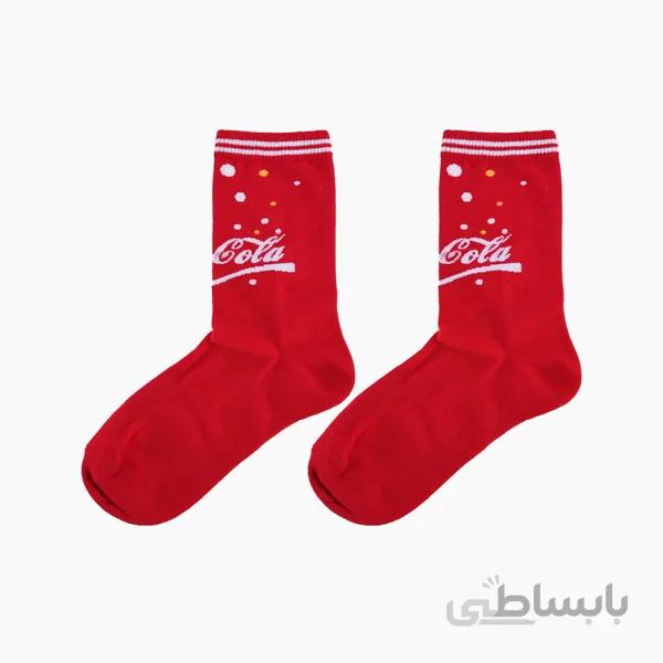 جوراب ساقدار زنانه مدل کوکاکولا کد ph575