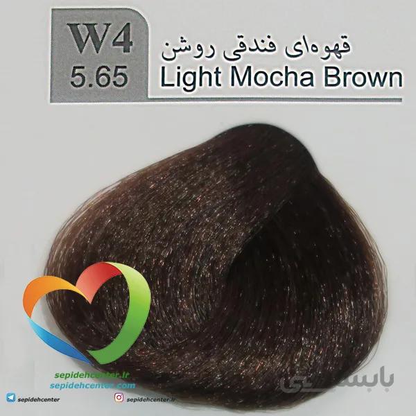 رنگ موی لاکچری دوپیر مدل W4 (5.65) قهوه ای فندقی روشن 100 میل | Dupier Hair Color