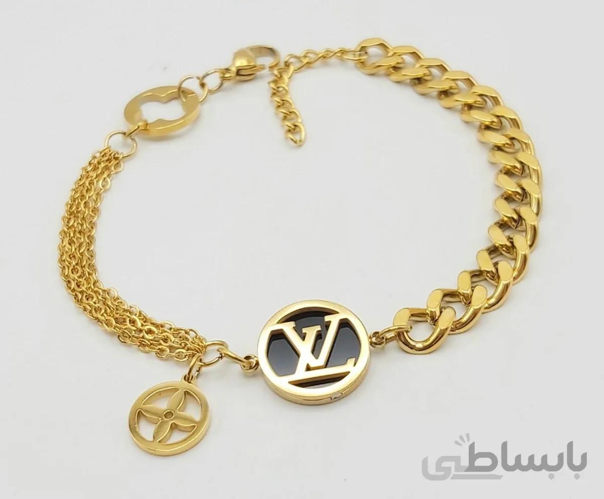 دستبند استیل زنانه برند Louis Vuitton