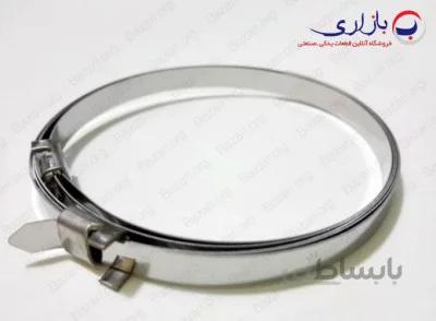 بست پلوس استیل دوقلو تسمه ای کلمپر(CLAMPER)