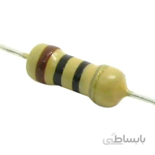 مقاومت 10 اهم 1/4 وات 5 درصد