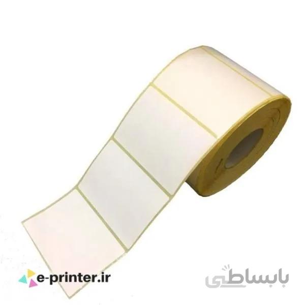 لیبل کاغذی اندازه 50*100 - تک ردیفه
