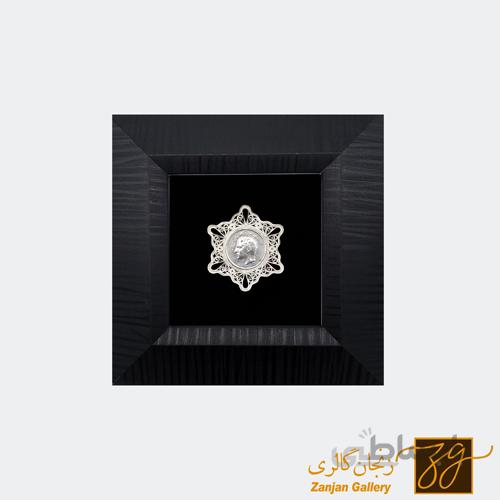 تابلو ملیله نقره و سکه کد 8